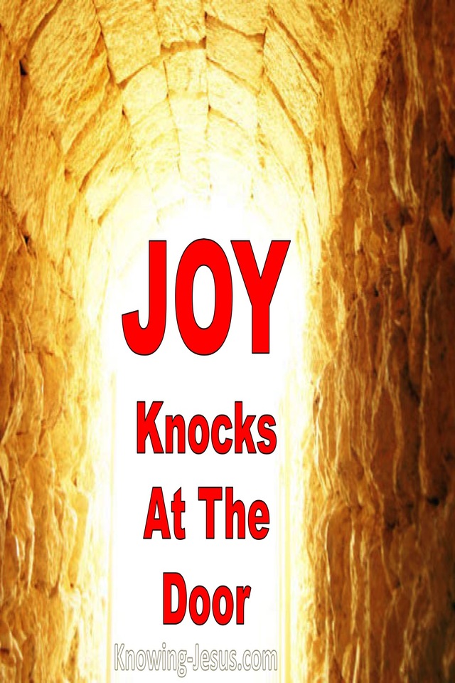 Joy Knocks at the Door (devotional)01-20 (red)